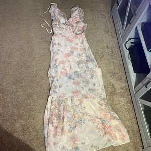BCBGeneration Pink Floral Dress